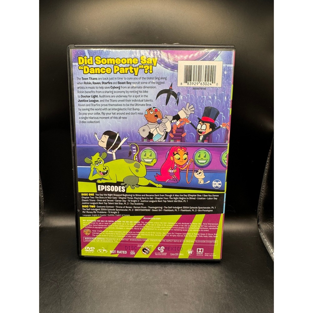 Teen Titans Go DVD Lot Complete 1st Season Lo-Tech Heroes Lookin For A Fight DC - Picture 9 of 9